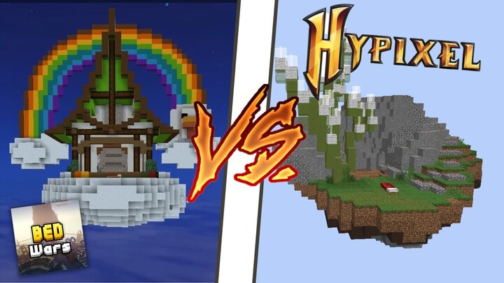 Minecraft vs Blockman Go Bedwars