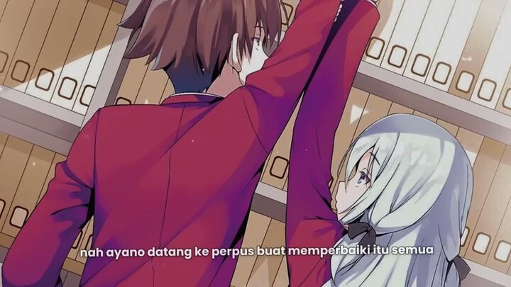Moment Ayanokoji ngaku SUKA dan ngasih Bunga ke Hiyori