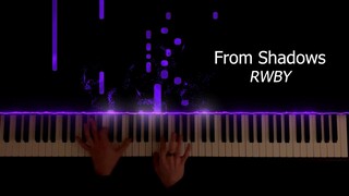 From Shadows - RWBY Black Trailer Piano
