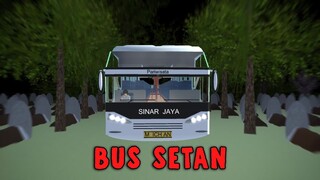 BUS SETAN || HORROR MOVIE SAKURA SCHOOL SIMULATOR