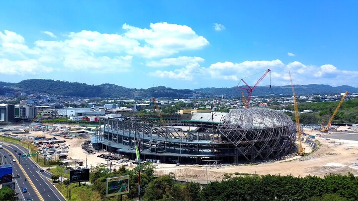 avances en el nuevo mega estadio de el salvador