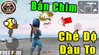 [Garena Free Fire] Vào Chế Độ Đầu To Chỉ Để Bắn Chim Trên Nóc Thung Lũng | Lưu Trung TV