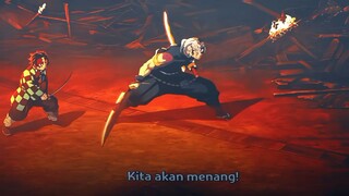Gyutaro vs Uzui tengen mode satu tangan 🔥🔥