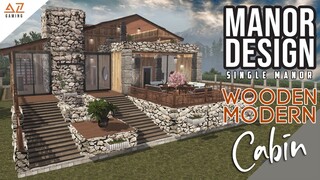 LifeAfter: SINGLE MANOR - Modern Wooden Cabin | Manor Design | Tutorial