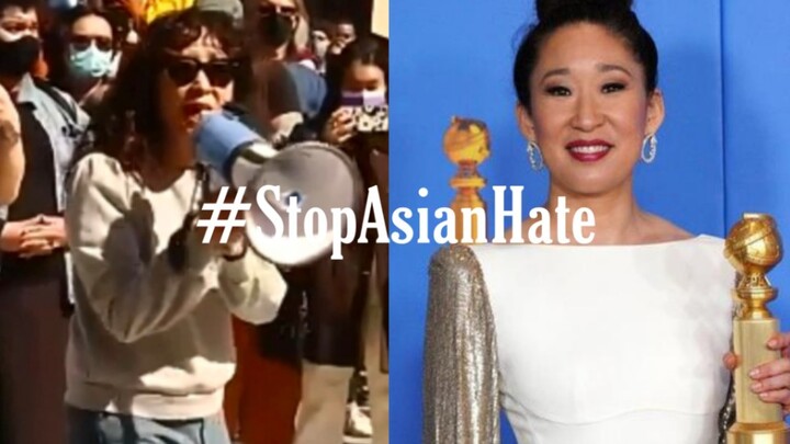 Everyone’s beloved “big sister”: Renowned actress Sandra Oh takes to the streets to speak up for Asi