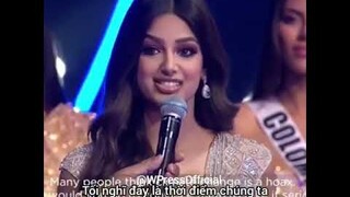 Vietsub Miss Universe 2021 Harnaaz Sandhu - Ứng xử Hoa Hậu Hoàn Vũ 2021