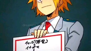 Kaminari smile and angry moment