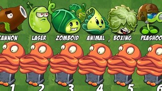 PvZ 2 - มีพืชกี่ชนิดที่สามารถเอาชนะ Dark Age Tombstones 40 แห่งและ Octopus ได้ด้วยพลังเพิ่ม 1 อย่าง?