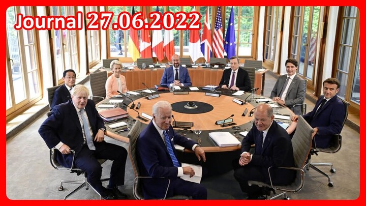 Journal 27.06.2022, la guerre en Ukraine au menu du sommet du G7 en Allemagne