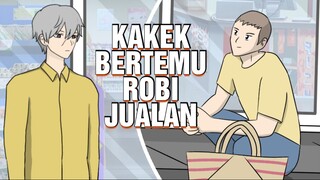 KAKEK BERTEMU ROBI "DHOT DESIGN" JUALAN