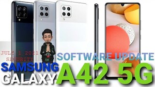 SAMSUNG GALAXY A42 5G | SOFTWARE UPDATE | JULY 1 2021 SECURITY LEVEL