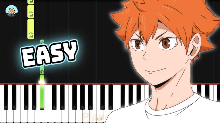 Haikyuu!! To the Top OP - "PHOENIX" - EASY Piano Tutorial & Sheet Music