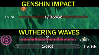 Genshin Impact vs Wuthering Waves 1 HP "NO HIT" Challenge