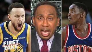 FIRST TAKE " Steph the BEST PG God has ever created" - Stephen A on Curry better than Isiah Thomas