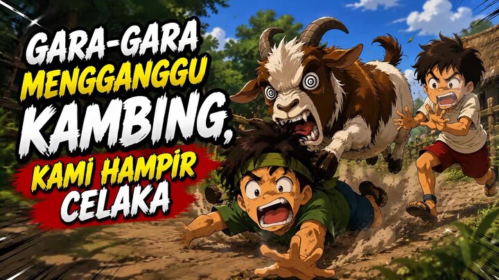 Gara-Gara Mengganggu Kambing, Kami Hampir Celaka😭