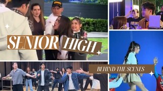 SENIOR HIGH BEHIND THE SCENES PART 3 | BTS ANDREA BRILLANTES , kyledrea , DANIELA STRANNER  #fyp