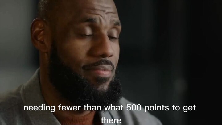 Lebron James on nearing the scoring record.