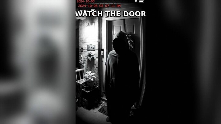 Doorbell camera caught this at 3:07 AM. No one was home. #shorts
