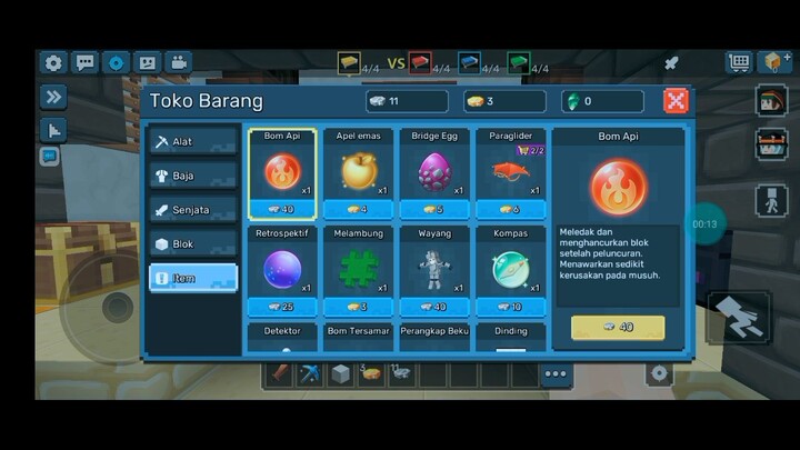 bed wars di blocman go