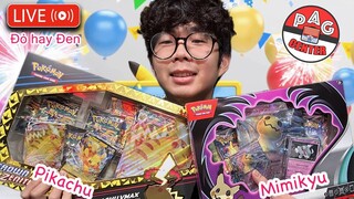 Đập Hộp TCG Pikachu Vmax & Mimikyu EX box vừa ra lò..!!!  | Pokemon TCG | PAG Center