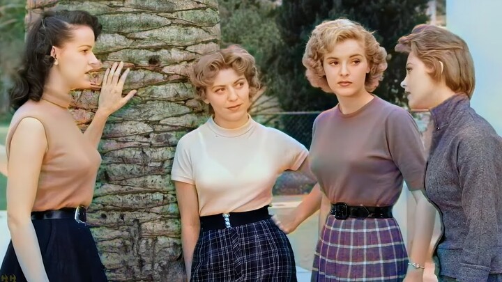 Girl Gang Terrorists (1956, Film-Noir) Jean Moorhead, Barbara Weeks, Art Millan | Colorized