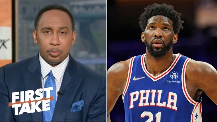 FIRST TAKE | Stephen A. says “The chance 76ers beat Heat as Joel Embiid to be on the floor"