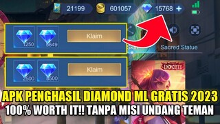 APK PENGHASIL DIAMOND ML GRATIS 2023 | Cara Mendapatkan Diamond Mobile Legends Gratis 2023