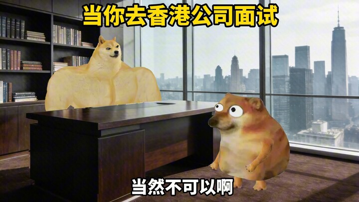 Saat kamu lulus kuliah dan melamar kerja di perusahaan Hong Kong