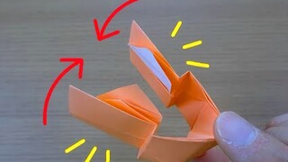 Mainan dekompresi kelas: origami "artefak tepuk tangan", sangat keras, sederhana dan menyenangkan, h