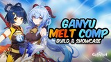 MOST POWERFUL MELT COMP! Ganyu Melt DPS Showcase & Guide | Genshin Impact