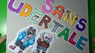 MAKE A SANS UNDERTALE GAME BOOK Làm Sách sans Pháp Sư