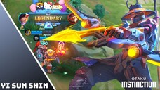 Yi Sun Shin Lone Destructor Legendary No Deaths | Mobile Legends
