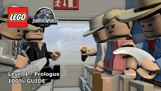 #1 Prologue 100% Guide - LEGO Jurassic World