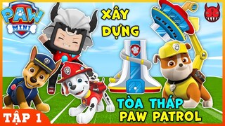 NHỮNG CHÚ CHÓ CỨU HỘ MINI WORLD | TẬP 1 | XÂY DỰNG TÒA THÁP  PAW PATROL