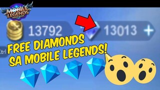 FREE DIAMONDS ON MOBILE LEGENDS!