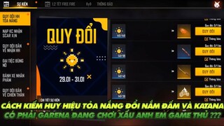 FREE FIRE | CÁCH KIẾM HUY HIỆU TỎA NẮNG ĐỔI NẮM ĐẤM HỖN MANG - GARENA ĐANG CHƠI XẤU ANH EM ?