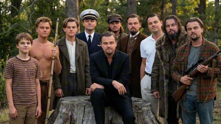 Leonardo DiCaprio xuất hiện cùng các nhân vật mà anh từng thủ vai — bạn thích nhân vật nào nhất?