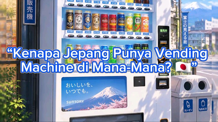 kenapa Jepang punya vending machine dimana-mana?
