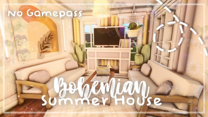 Roblox Bloxburg - No Gamepass Bohemian Tropical House - Minami Oroi