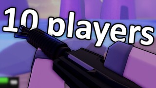 this roblox fps had only 10 PLAYERS...