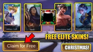 FREE ELITE SKIN | CHRISTMAS EVENTS 2020 IN MOBILE LEGENDS BANG BANG