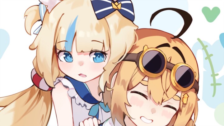 The two of them collaborated for the first time! It doesn't feel like the first time