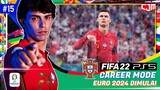 FIFA 22 Portugal Career Mode | EURO 2024 Dimulai! Portugal Lawan Austria & Swedia #15