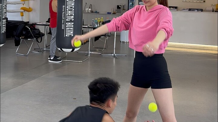 Training with a Girl (1)