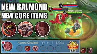 NEW BALMOND FOUND HIS NEW CORE ITEMS! | advance server