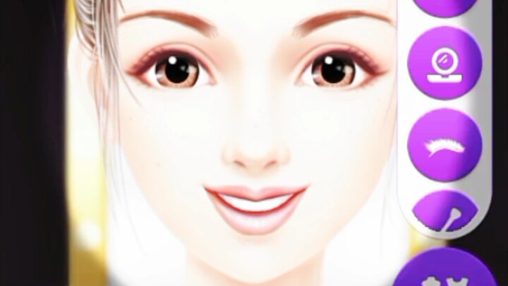 Friends, look how I dress up my doll.”