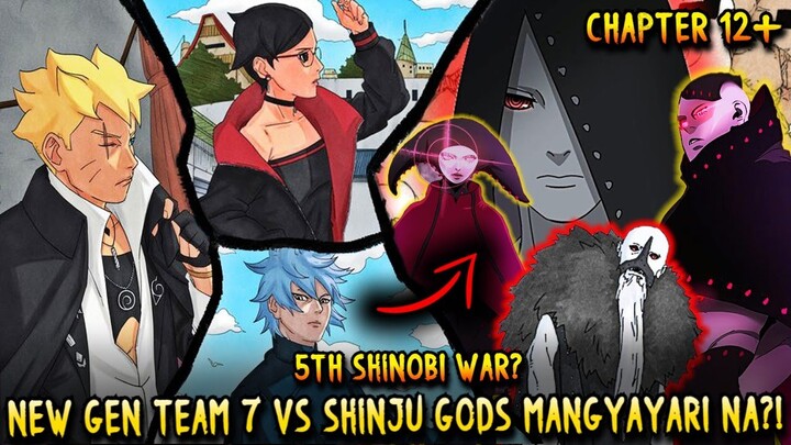 ANG ALL OUT WAR NA WAWASAK SA KONOHA VILLAGE?😲- Boruto vs Jura | Two Blue Vortex Chapter 12 Theory