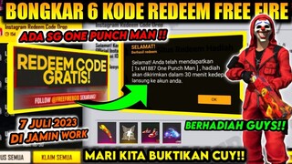 KODE REDEEM FREE FIRE TERBARU 7 JUNI 2023 HARI INI