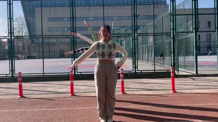 女团人女团魂 ♡ 健美操也要女团风！（体育期末考）