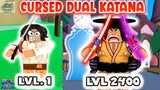 Finally Unlocking Cursed Dual Katana in Blox Fruits! (Roblox) 